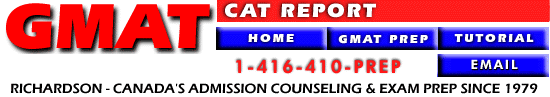 Richardson GMAT CAT REPORT